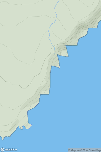 Thumbnail image for Cleit Mhor [Tongue to Wick and Helmsdale] showing contour plot for surrounding peak